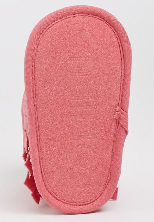 Pop Candy - Fringed Boot Mid Pink