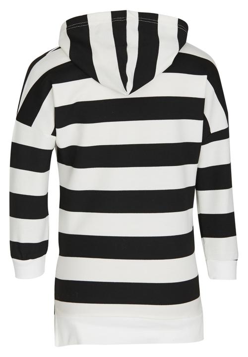 Pop Candy - Hooded Dress Black and White