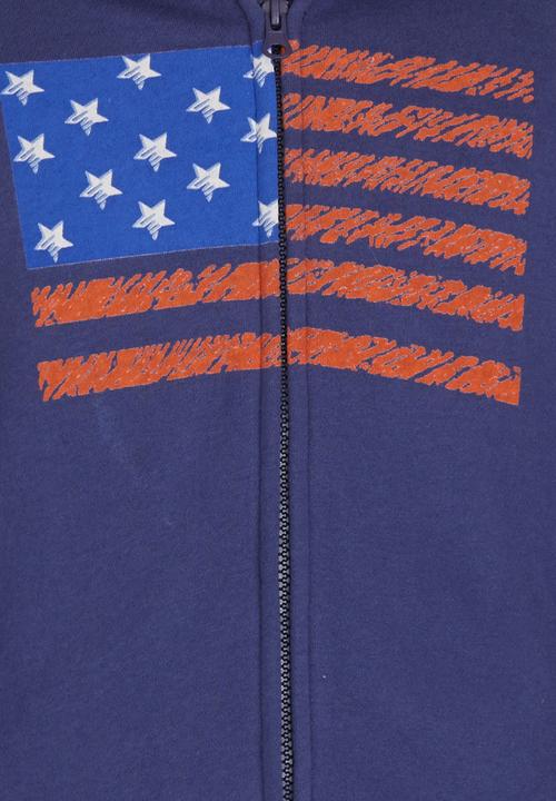 Pop Candy - Printed Hoodie Navy