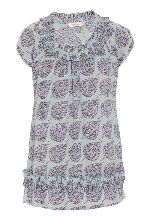 Jenja - Ruffle blouse in purple