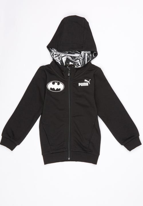 PUMA - Batman  Zip Through Hoody Black