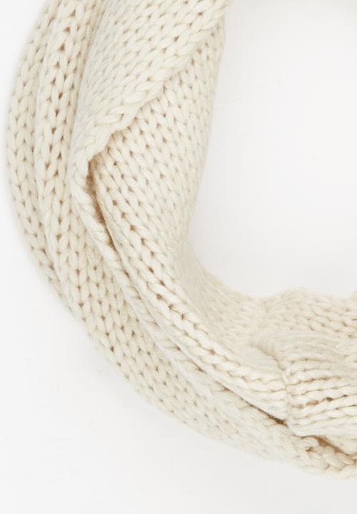 See-Saw - Knit Snood Stone/Beige