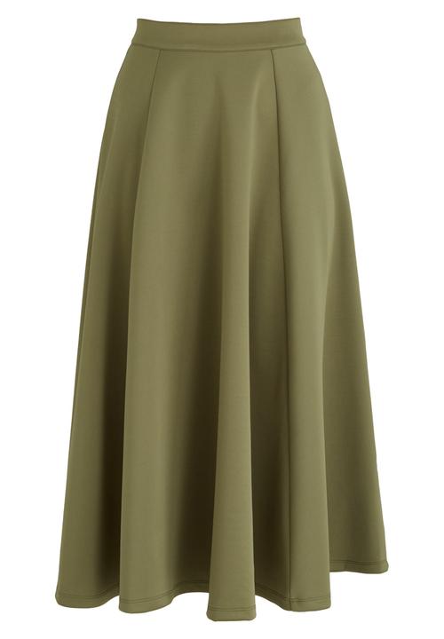 STYLE REPUBLIC - Volume Skirt Dark Green
