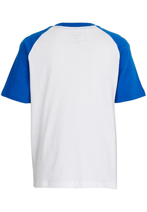 Quiksilver - Car Trouble Boys Tee Blue and White