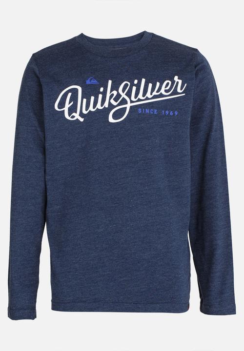 Quiksilver - Glass Off Long Sleeve Classic Fit Tee Navy