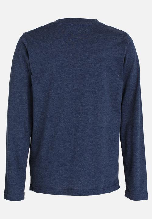 Quiksilver - Glass Off Long Sleeve Classic Fit Tee Navy