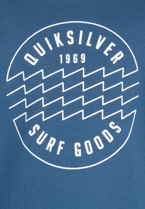 Quiksilver - Punch Waves Long Sleeve Classic Fit Tee Blue