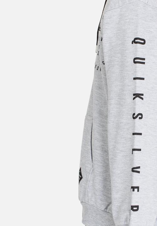 Quiksilver - Stolen Goods Zip Thru Hoodie Grey