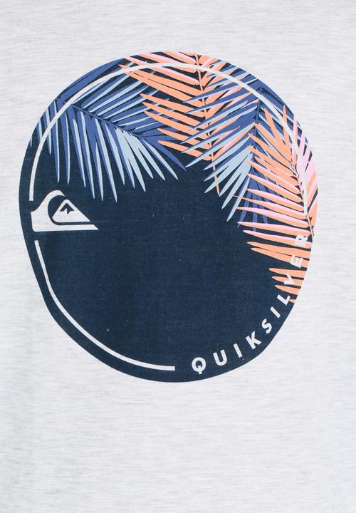 Quiksilver - Flea Rides Long Sleeve Classic Fit Tee Pale Grey