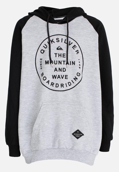 Quiksilver - Break Up Long Sleeve Hoodie Grey