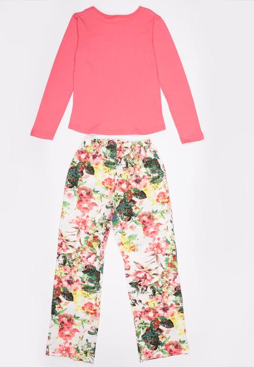 Rebel Republic - When in Doubt Pyjama Set Mid Pink