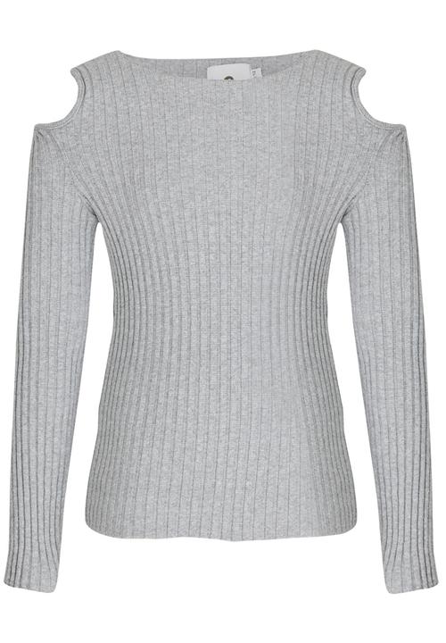 Rebel Republic - Cold Shoulder Knit Black and White