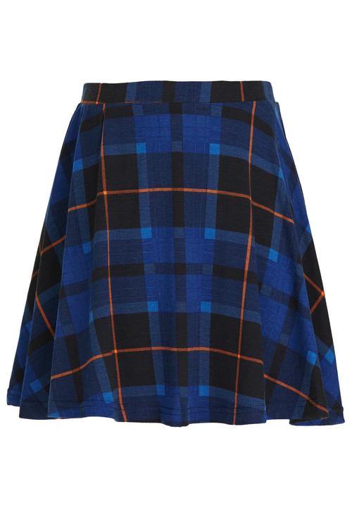 Rebel Republic - Check Skirt Navy