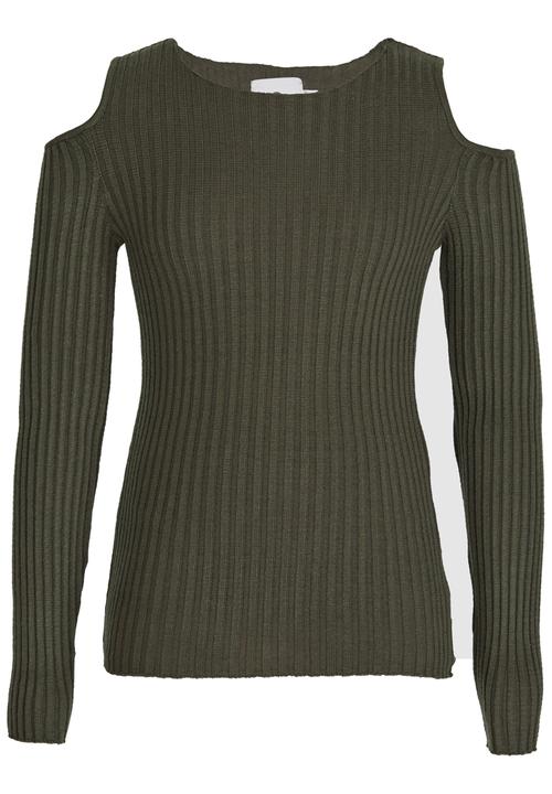 Rebel Republic - Cold Shoulder Knit Black