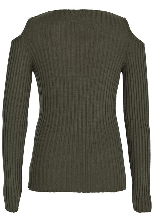 Rebel Republic - Cold Shoulder Knit Black