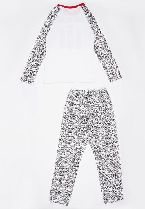 Rebel Republic - No Rest Pyjama Set Multi-colour