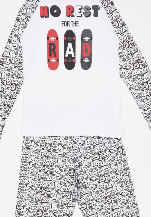 Rebel Republic - No Rest Pyjama Set Multi-colour