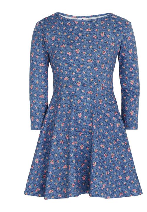 Rebel Republic - 3/4 Fit & Flare Dress Blue