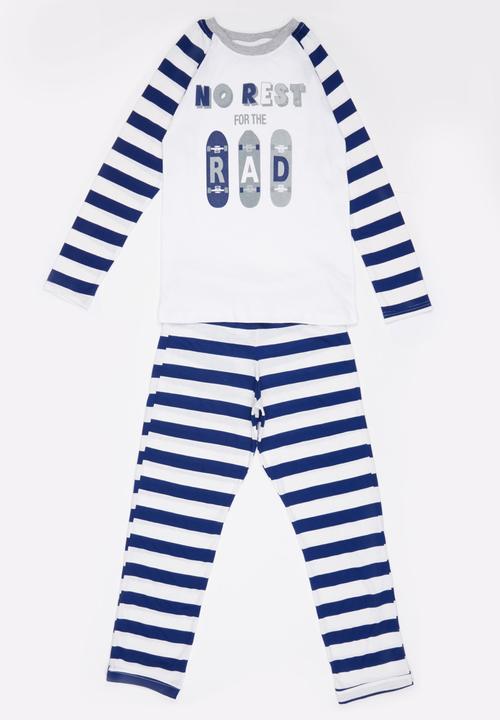 Rebel Republic - No Rest Pyjama Set Multi-colour