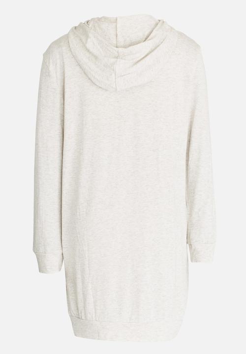 Rebel Republic - Hooded Dress Mid Grey