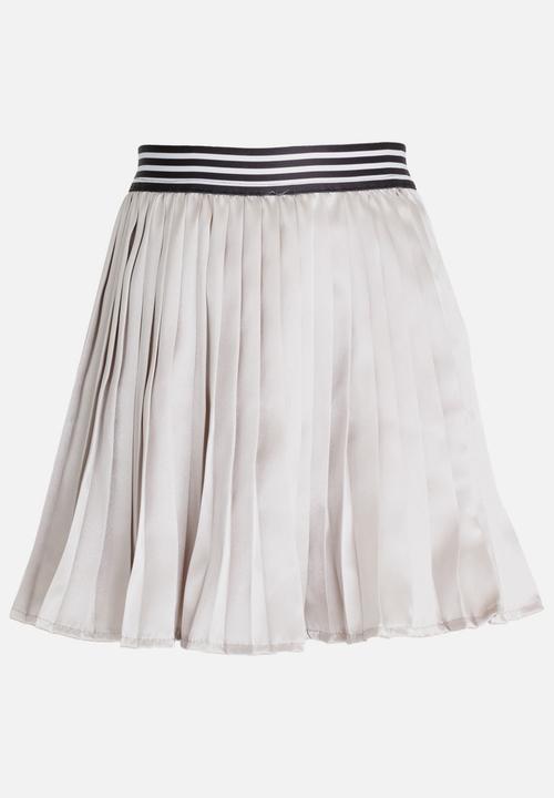 Rebel Republic - Pleated Skirt Silver