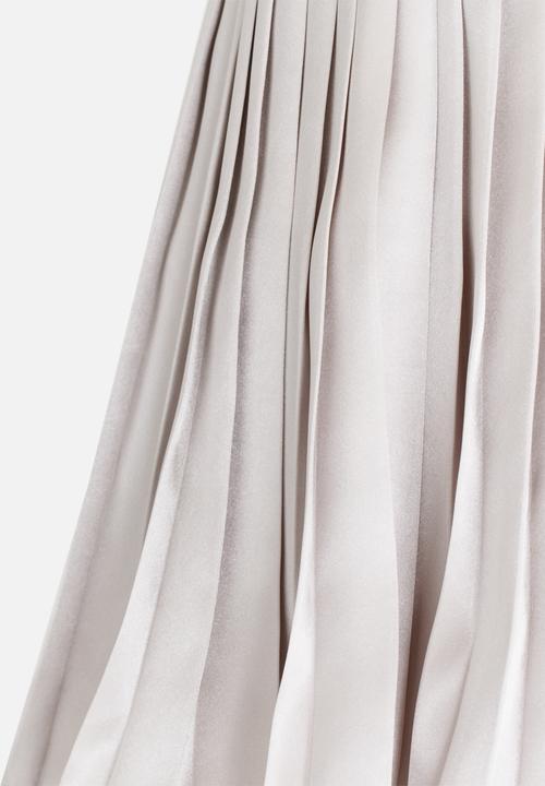 Rebel Republic - Pleated Skirt Silver