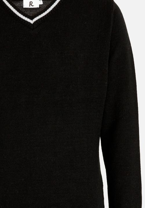 Rebel Republic - V-Neck Jersey Black