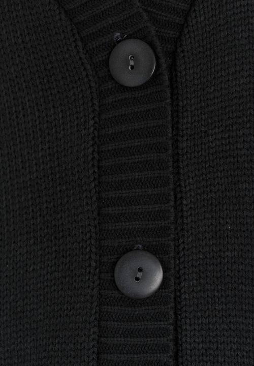 Rebel Republic - Cardigan with Pockets Charcoal