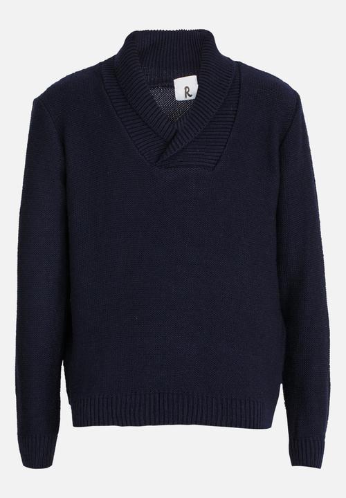 Rebel Republic - Shawl Collar Jersey Navy