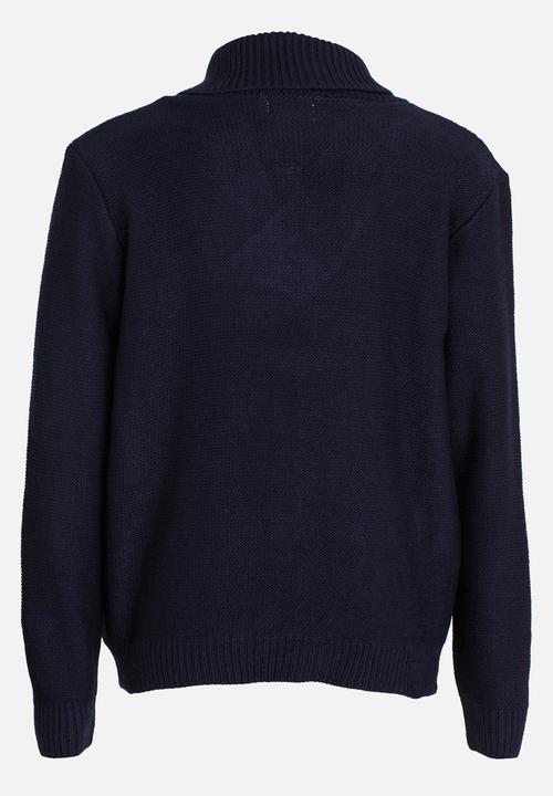 Rebel Republic - Shawl Collar Jersey Navy