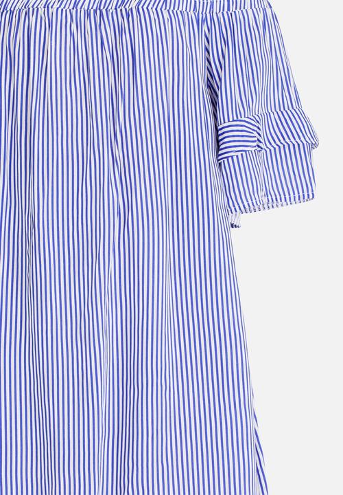 Rebel Republic - Bardot Style Dress Multi-colour