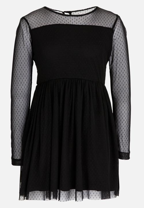 Rebel Republic - Mesh Dress Black