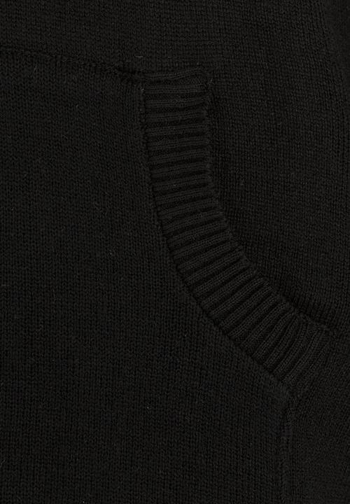 Rebel Republic - Hooded Jersey with Kangaroo Pocket Black