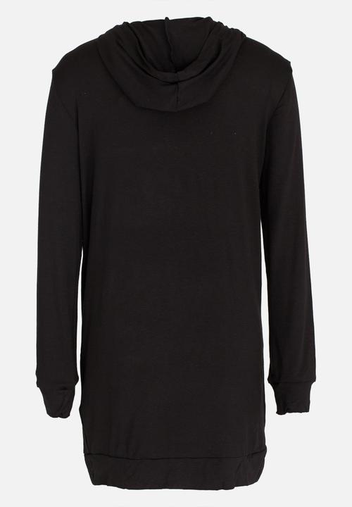 Rebel Republic - Hooded Dress Black