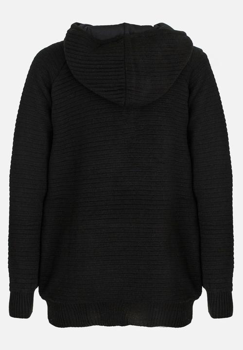Rebel Republic - Zip Hooded Jersey Black