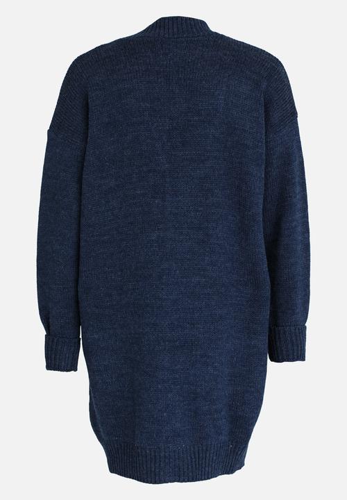 Rebel Republic - Cardigan with Pockets Blue