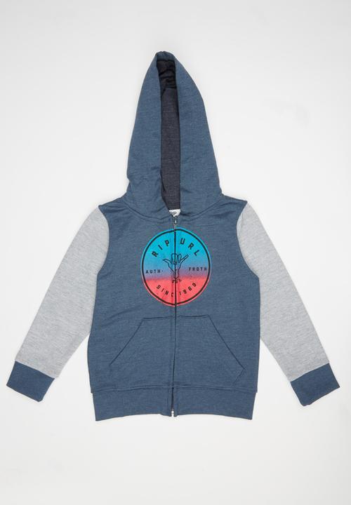 Rip Curl - Little Froth Zip Through Hood Navy