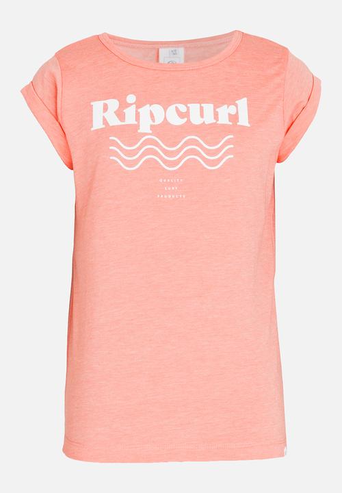 Rip Curl - Teen new wave tee - coral