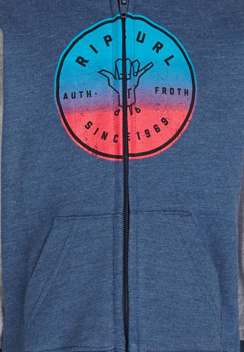 Rip Curl - Little Froth Zip Through Hood Navy