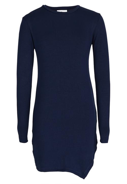 Rebel Republic - Striped Knit Dress Navy