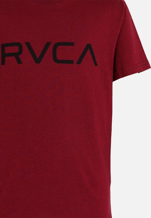 RVCA - Big RVCA Tee Maroon