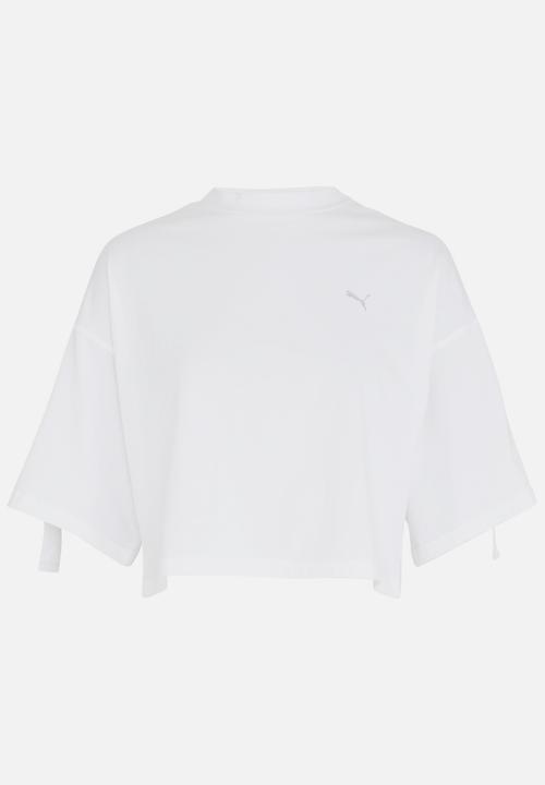 PUMA - On Pointe Cropped Tee White