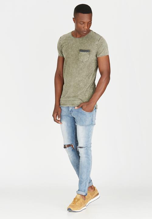 S.P.C.C - Dirty Dye Tee Mid Green