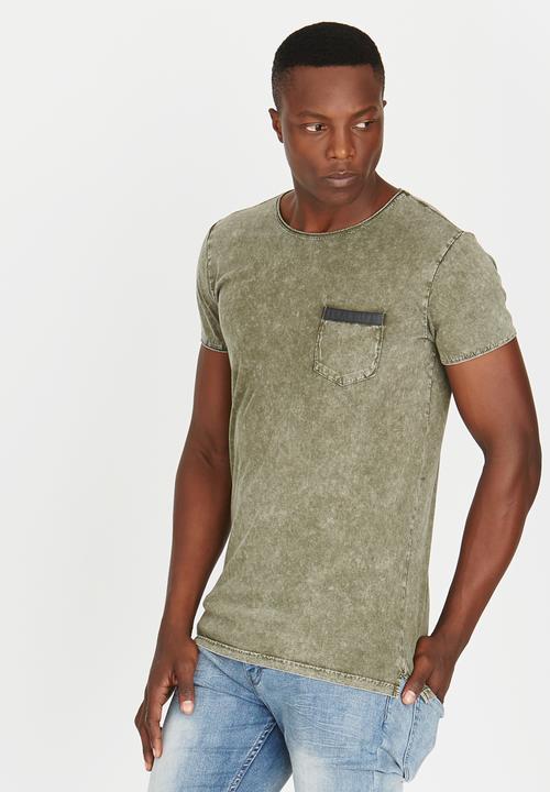 S.P.C.C - Dirty Dye Tee Mid Green