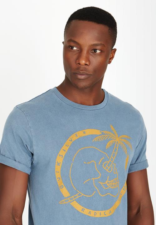 Quiksilver - Palm Skull Tee Dark Blue