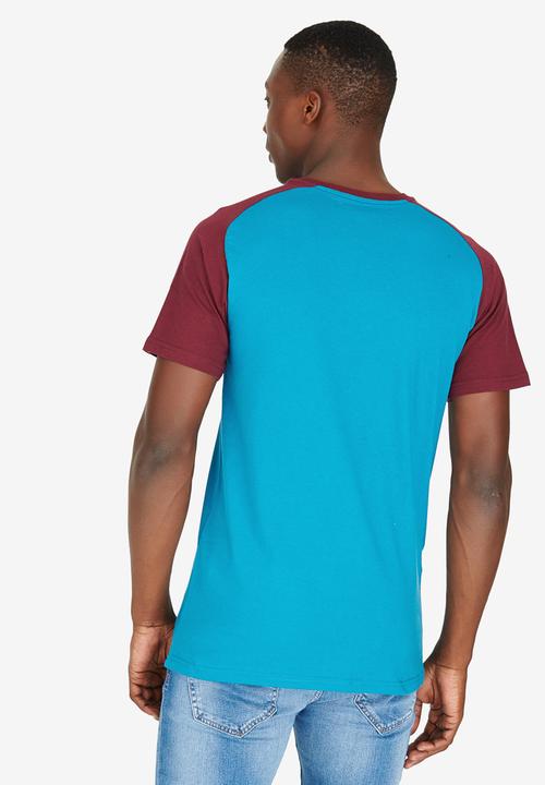 Quiksilver - Raglan Fashion Fit Tee Blue