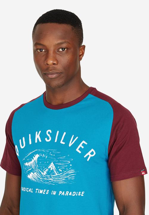 Quiksilver - Raglan Fashion Fit Tee Blue