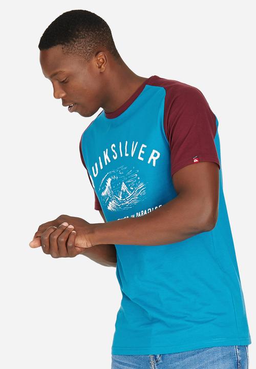 Quiksilver - Raglan Fashion Fit Tee Blue