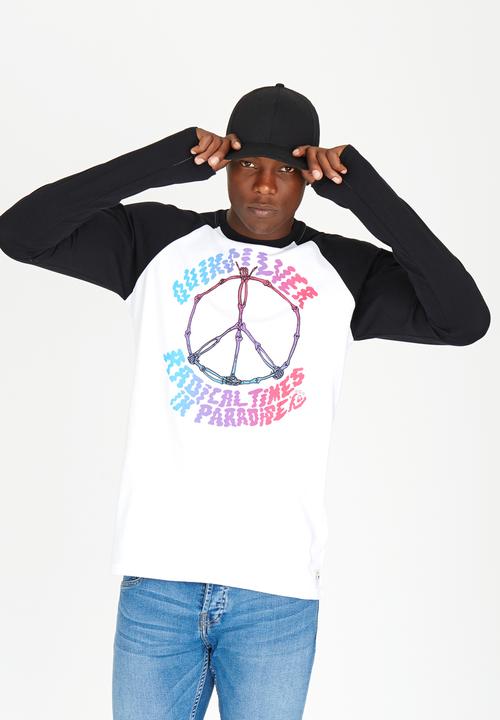 Quiksilver - Raglan Fashion Fit Tee White
