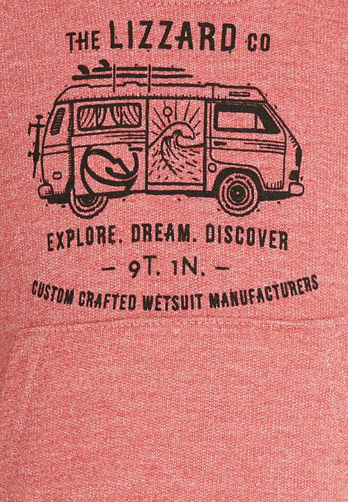 Lizzard - Delric Hoody Red
